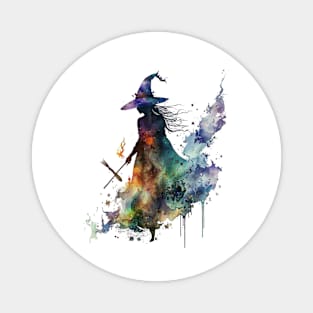 Witch Watercolour #2 Magnet